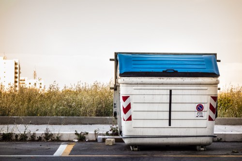 Garden waste being collected in West Ham