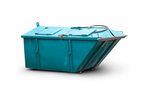 Company skip and operative preparing for collection