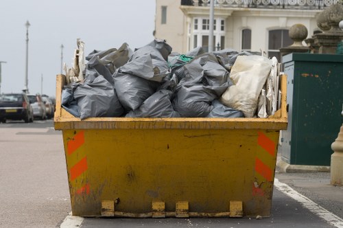 A range of domestic skips available for hire in West Ham