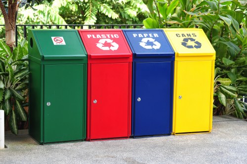 Commercial projects using lockable skips
