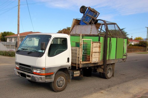 Different sizes of enclosed skips available