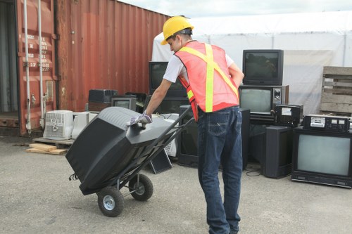 Professional waste disposal services handling construction waste in West Ham